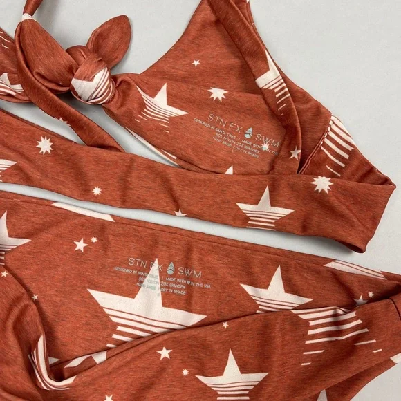 Stone Fox Swim Retro Star Bikini SET - Picture 4 of 11
